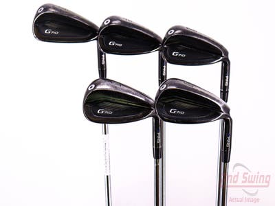 Ping G710 Iron Set 7-PW AW Nippon NS Pro Modus 3 Tour 105 Steel Stiff Right Handed Blue Dot 37.5in