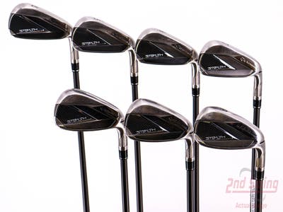 TaylorMade Stealth Iron Set 4-PW UST Recoil 780 ES SMACWRAP Graphite Stiff Right Handed 39.0in