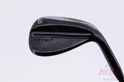 Cleveland RTX 6 ZipCore Black Satin Wedge Lob LW 60° 6 Deg Bounce Dynamic Gold TI Onyx S400 Steel Stiff Right Handed 35.5in