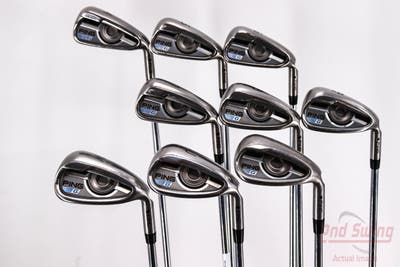 Ping 2016 G Iron Set 4-PW GW SW AWT 2.0 Steel Stiff Right Handed Black Dot 38.25in