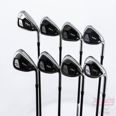 Callaway Rogue ST Max OS Iron Set 5-PW AW GW Project X Cypher 50 Graphite Senior Right Handed 38.5in