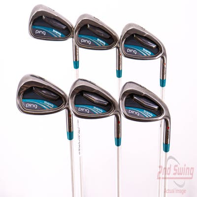 Ping 2015 Rhapsody Iron Set 7-PW GW SW Ping ULT 220i Lite Graphite Ladies Right Handed Red dot 36.25in