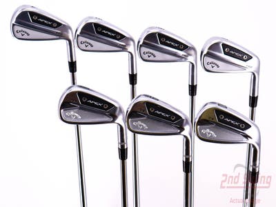 Callaway Apex CB 24/Apex Pro 24 Combo Iron Set 4-PW Dynamic Gold Tour Issue S400 Steel Stiff Right Handed 38.0in