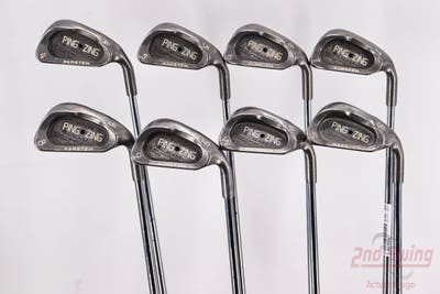 Ping Zing Iron Set 4-PW SW Ping KT-M Steel Stiff Right Handed Black Dot 38.0in