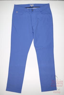 New Mens Peter Millar Pants 36 x34 Blue MSRP $149