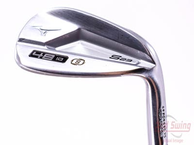 Mizuno S23 Satin Chrome Wedge Pitching Wedge PW 48° 10 Deg Bounce S Grind FST KBS Hi-Rev 2.0 115 Steel Wedge Flex Right Handed 35.75in