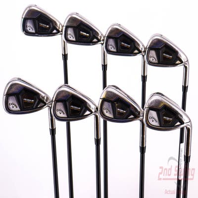Callaway Rogue ST Max OS Lite Iron Set 4-PW AW Project X Cypher 50 Graphite Senior Right Handed 38.25in