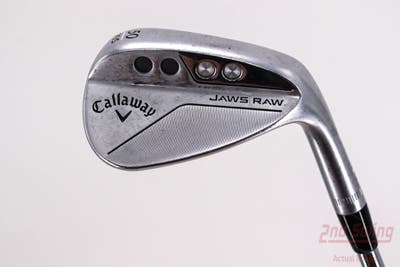 Callaway Jaws Raw Chrome Wedge Gap GW 50° 10 Deg Bounce S Grind FST KBS C-Taper 130 X-Stiff Flex Right Handed 35.5in