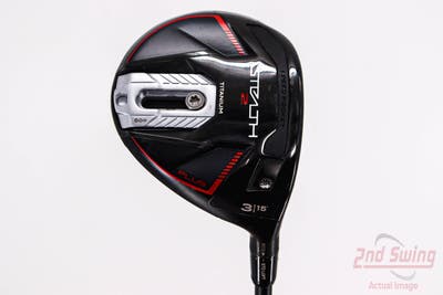TaylorMade Stealth 2 Plus Fairway Wood 3 Wood 3W 15° Project X HZRDUS Black 75 6.5 Graphite X-Stiff Right Handed 43.0in