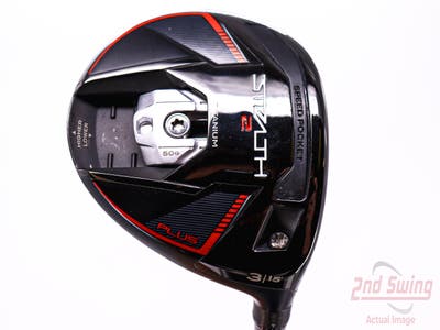 TaylorMade Stealth 2 Plus Fairway Wood 3 Wood 3W 15° PX HZRDUS Smoke Yellow 60 SB Graphite Tour X-Stiff Right Handed 43.5in
