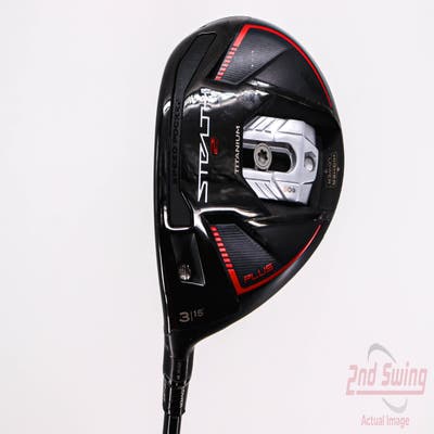 TaylorMade Stealth 2 Plus Fairway Wood 3 Wood 3W 15° PX HZRDUS Smoke Red RDX 75 Graphite Stiff Left Handed 42.5in