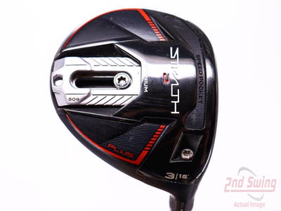 TaylorMade Stealth 2 Plus Fairway Wood 3 Wood 3W 15° PX HZRDUS Smoke Blue RDX 60 Graphite X-Stiff Right Handed 42.5in