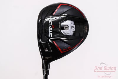 TaylorMade Stealth 2 Plus Fairway Wood 3 Wood 3W 15° PX HZRDUS Smoke Red RDX 75 Graphite Stiff Left Handed 43.75in