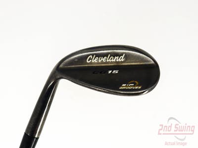 Cleveland CG15 Black Pearl Wedge Sand SW 56° 14 Deg Bounce Cleveland Traction Wedge Steel Wedge Flex Left Handed 35.75in