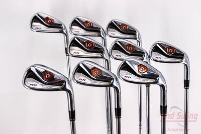 TaylorMade R11 Iron Set 4-PW AW SW True Temper Dynamic Gold R300 Steel Regular Right Handed 38.0in