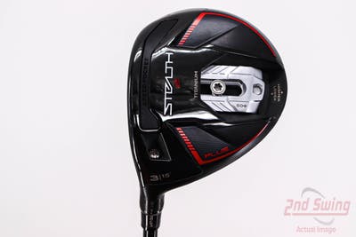 TaylorMade Stealth 2 Plus Fairway Wood 3 Wood 3W 15° PX HZRDUS Smoke Red RDX 60 Graphite Stiff Left Handed 42.5in