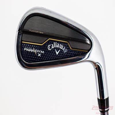 Mint Callaway Paradym X Single Iron 7 Iron PX HZRDUS Silver Gen4 65 Graphite Regular Right Handed 37.0in