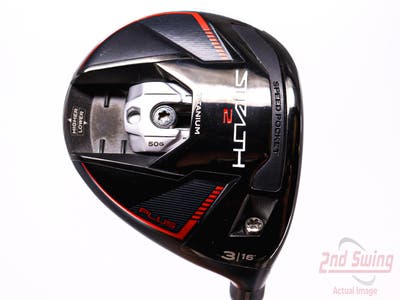 TaylorMade Stealth 2 Plus Fairway Wood 3 Wood 3W 15° PX HZRDUS Smoke Yellow 60 Graphite Stiff Right Handed 42.75in