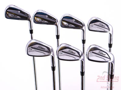 Titleist 620 CB/T100 Combo Iron Set 4-PW True Temper AMT Tour White Steel Stiff Right Handed 38.75in