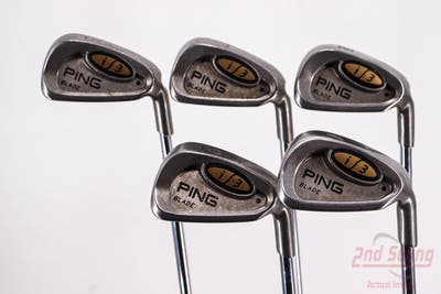 Ping i3 Blade Iron Set 6-PW Ping JZ Steel Stiff Right Handed Black Dot 37.5in