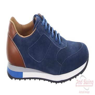 New Mens Golf Shoe Footjoy Contour Jogger 9.5 Blue MSRP $125 79453