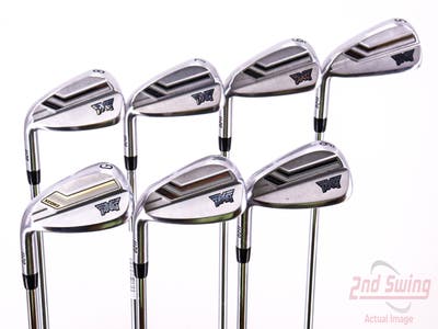PXG 0211 XCOR2 Chrome Iron Set 5-PW AW True Temper Elevate MPH 95 Steel Regular Left Handed 38.75in