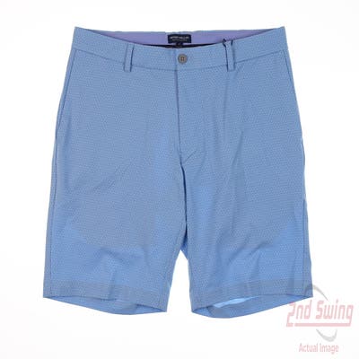 New Mens Peter Millar Shorts 32 Blue MSRP $117