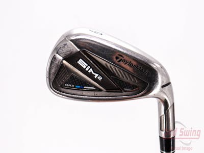 TaylorMade SIM2 MAX Single Iron 9 Iron UST Mamiya Recoil 460 F3 Graphite Regular Right Handed 36.25in