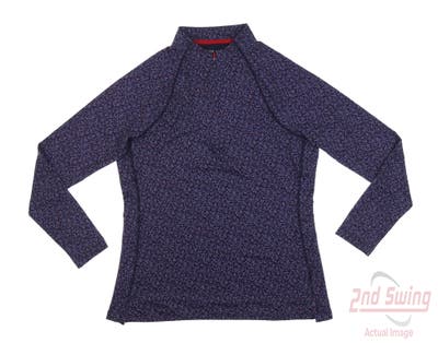 New Womens Peter Millar 1/4 Zip Pullover Medium M Multi MSRP $133