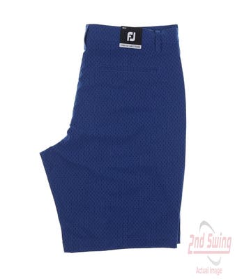 New Mens Footjoy Shorts 33 Blue MSRP $103