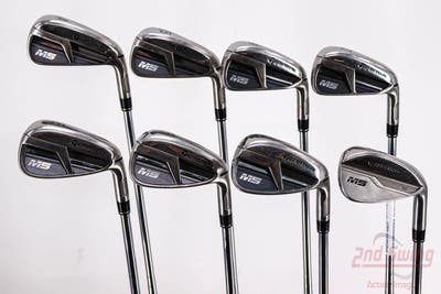 TaylorMade M5 Iron Set 4-PW AW True Temper XP 100 Steel Stiff Right Handed 38.5in