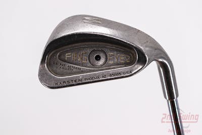 Ping Eye 2 Single Iron Pitching Wedge PW Stock Steel Shaft Steel Wedge Flex Right Handed Black Dot 35.5in
