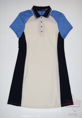 New Womens Ralph Lauren RLX Polo Dress Small S Multi MSRP $178