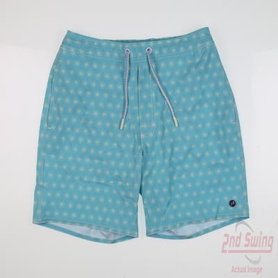 New Mens Johnnie-O Shorts Small S Blue MSRP $89