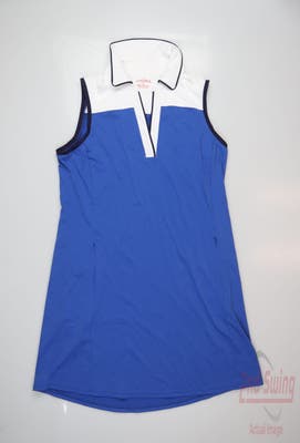 New Womens Kinona Dress Medium M Blue MSRP $100