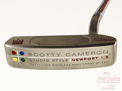 Mint Titleist Scotty Cameron Studio Style Newport 1.5 Putter Steel Right Handed 34.0in 1st of 500