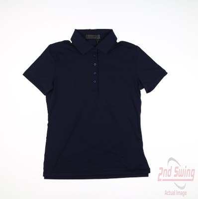 New Womens G-Fore Polo Large L Navy Blue MSRP $100