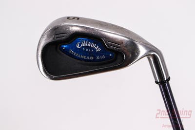 Callaway X-16 Single Iron 5 Iron Callaway System CW85 Graphite Stiff Right Handed 38.25in