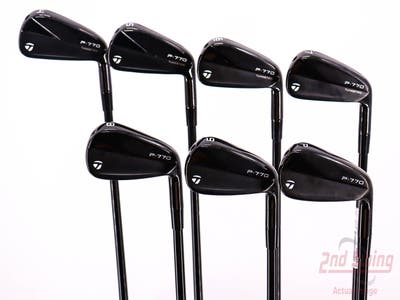 TaylorMade 2023 P770 Black Iron Set 4-PW Mitsubishi MMT 125 Graphite Tour X-Stiff Right Handed 38.0in