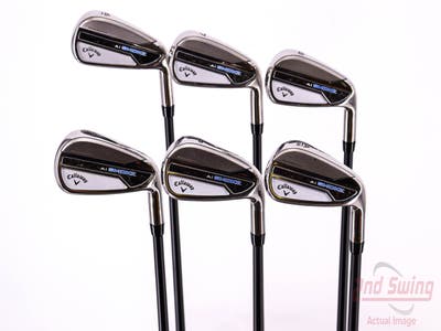 Callaway Paradym Ai Smoke Iron Set 6-PW AW Project X Cypher 2.0 50 Graphite Senior Right Handed 38.0in