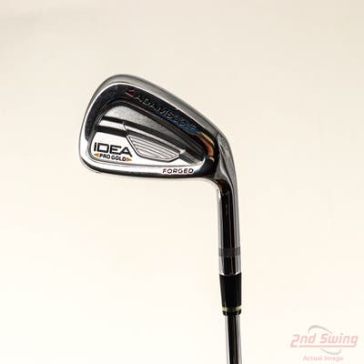 Adams Idea Pro Gold Single Iron 8 Iron True Temper Dynamic Gold S300 Steel Stiff Right Handed 36.5in