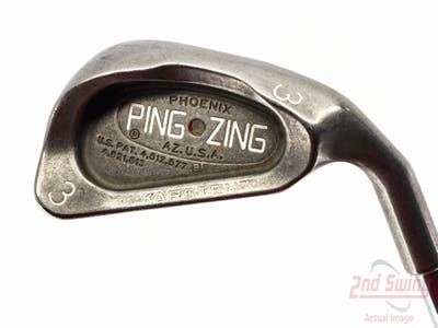 Ping Zing Single Iron 3 Iron Stock Steel Shaft Steel Stiff Right Handed 39.25in