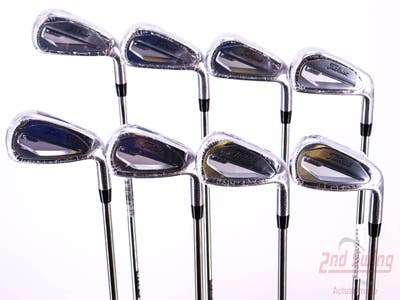 Mint Titleist 2023 T350 Iron Set 4-PW AW True Temper AMT Red R300 Steel Regular Right Handed 38.25in