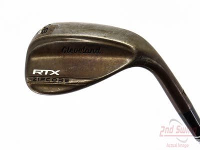 Cleveland RTX ZipCore Raw Wedge Lob LW 58° 10 Deg Bounce Project X 6.0 Steel Stiff Right Handed 35.0in