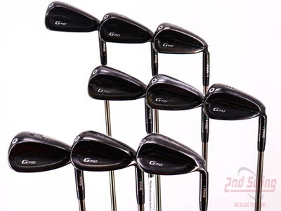Ping G710 Iron Set 4-PW AW SW UST Mamiya Recoil 780 ES Graphite Regular Right Handed Green Dot 38.0in