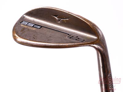 Mizuno T22 Denim Copper Wedge Sand SW 55° 9 Deg Bounce D Grind Dynamic Gold Tour Issue S400 Steel Stiff Right Handed 35.5in