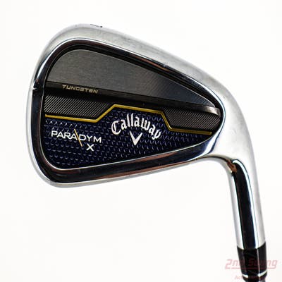Callaway Paradym X Single Iron 7 Iron PX HZRDUS Silver Gen4 65 Graphite Regular Right Handed 37.0in