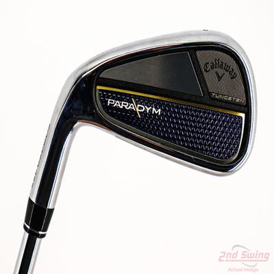 Callaway Paradym Single Iron 7 Iron True Temper Elevate MPH 95 Steel Stiff Left Handed 37.0in