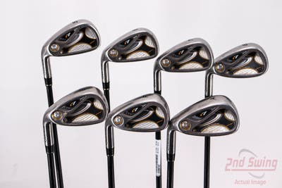 TaylorMade R7 Draw Iron Set 5-PW AW TM Reax 55 Graphite Regular Left Handed 38.5in