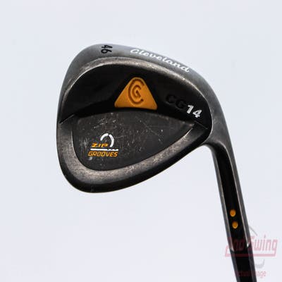 Cleveland CG14 Gunmetal Wedge Pitching Wedge PW 46° 6 Deg Bounce Stock Steel Shaft Steel Wedge Flex Right Handed 35.75in